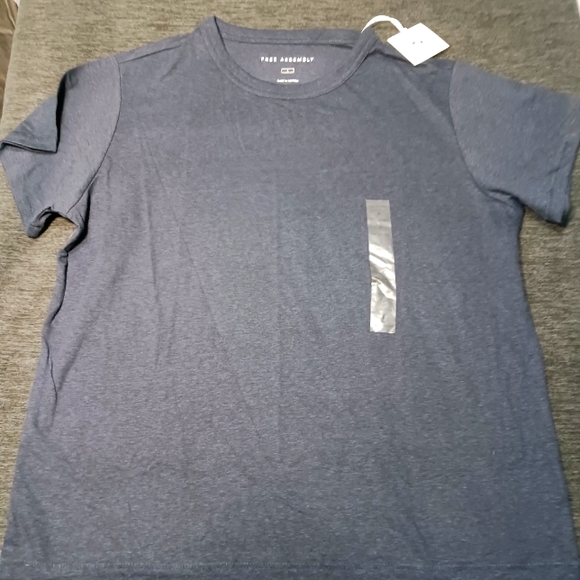 NWT Free Assembly Men's Everyday Short Sleeve Tee T-Shirt Size L Blue - Picture 1 of 6